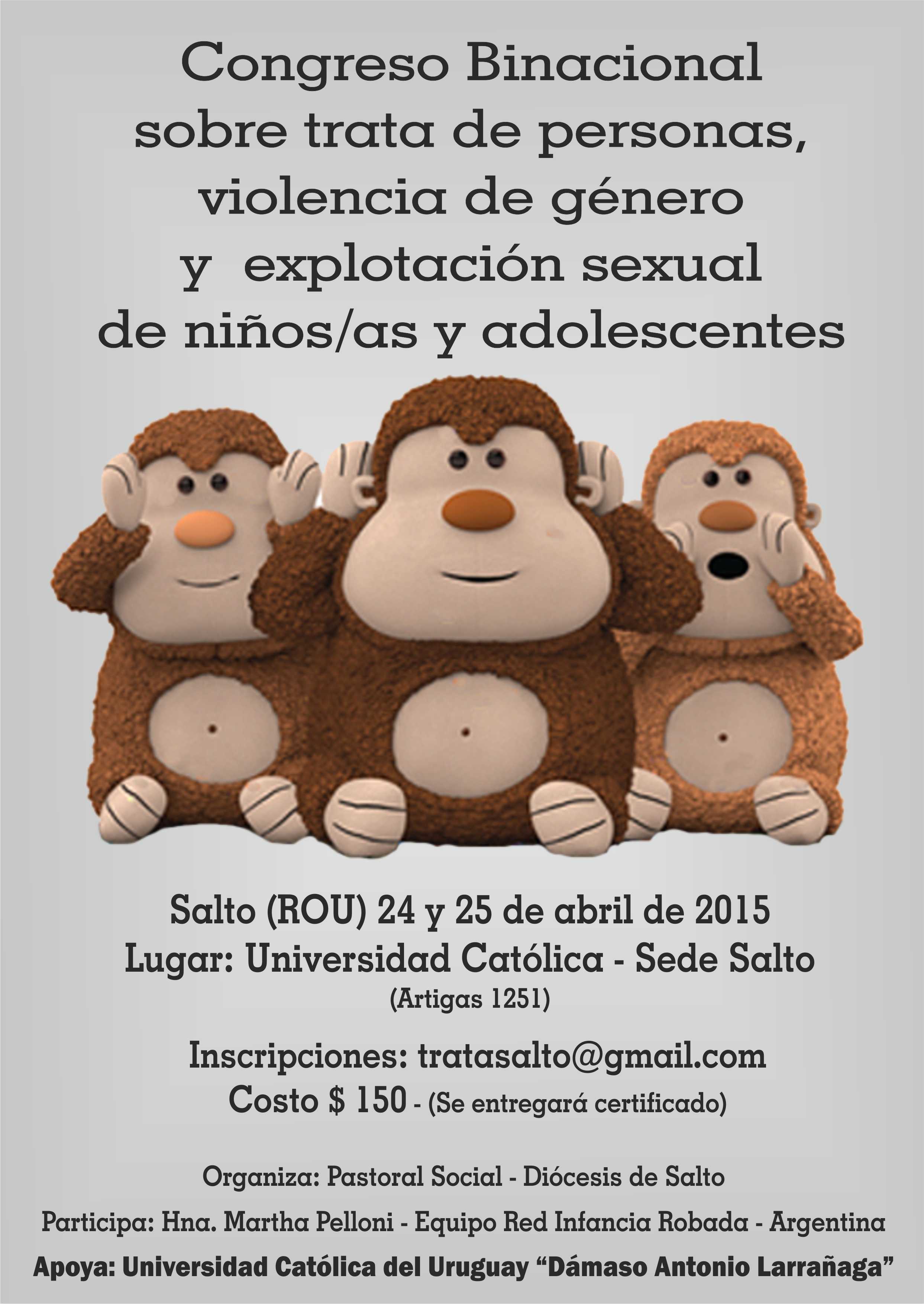 Congreso Binacional sobre trata de personas en Salto