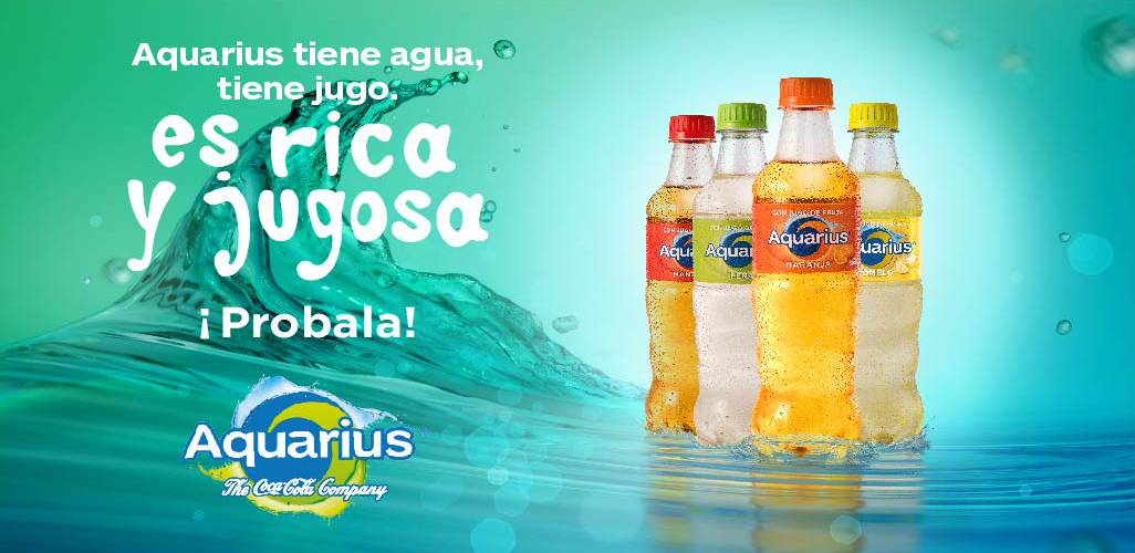 Aquarius lanza campaña para promover su “Agua Jugosa”