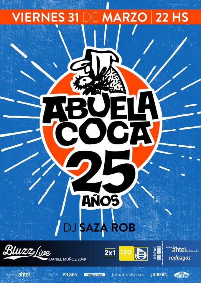 Abuela Coca con su gira 25 años se presenta en Montevideo