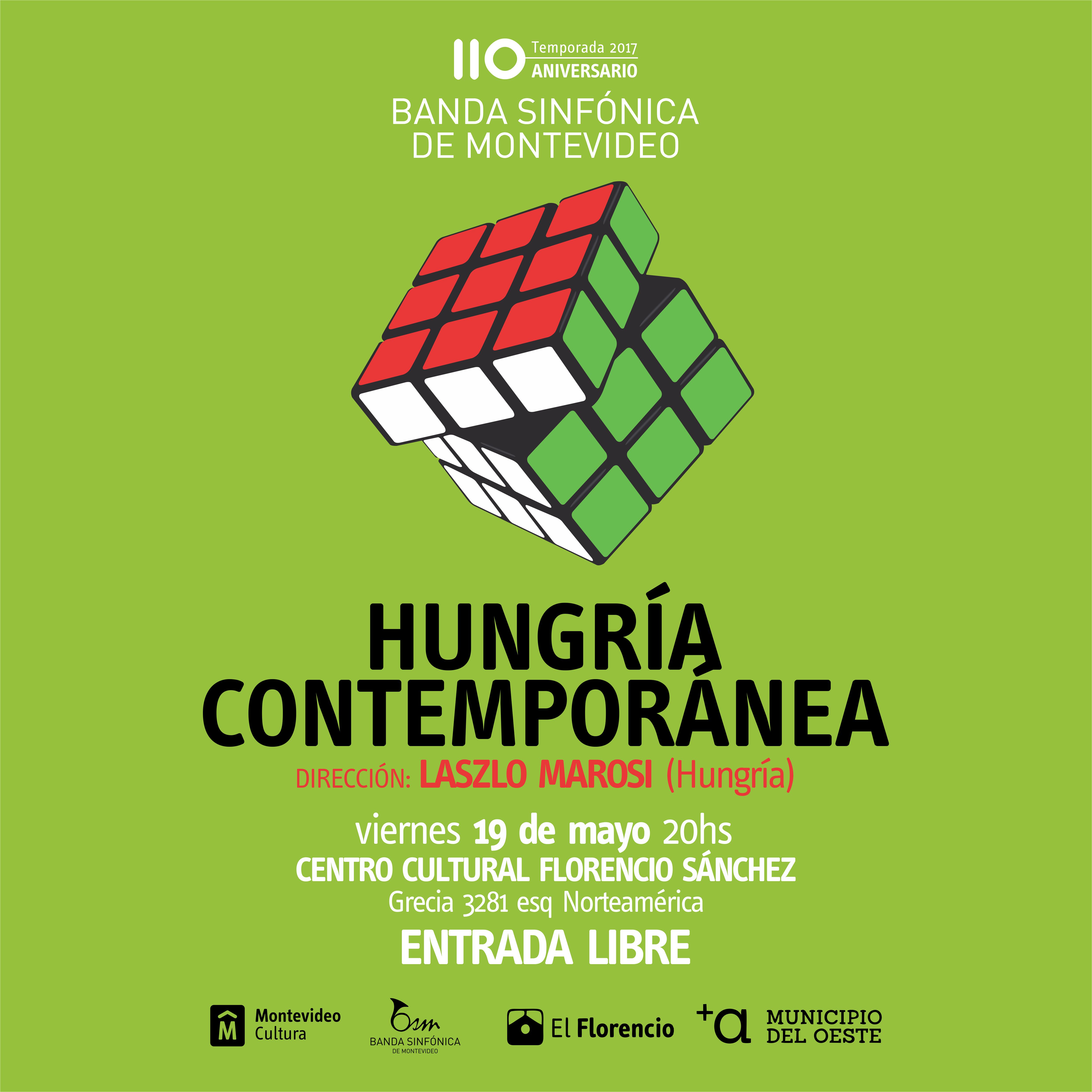 Banda Sinfónica de Montevideo presenta Hungría Contemporánea