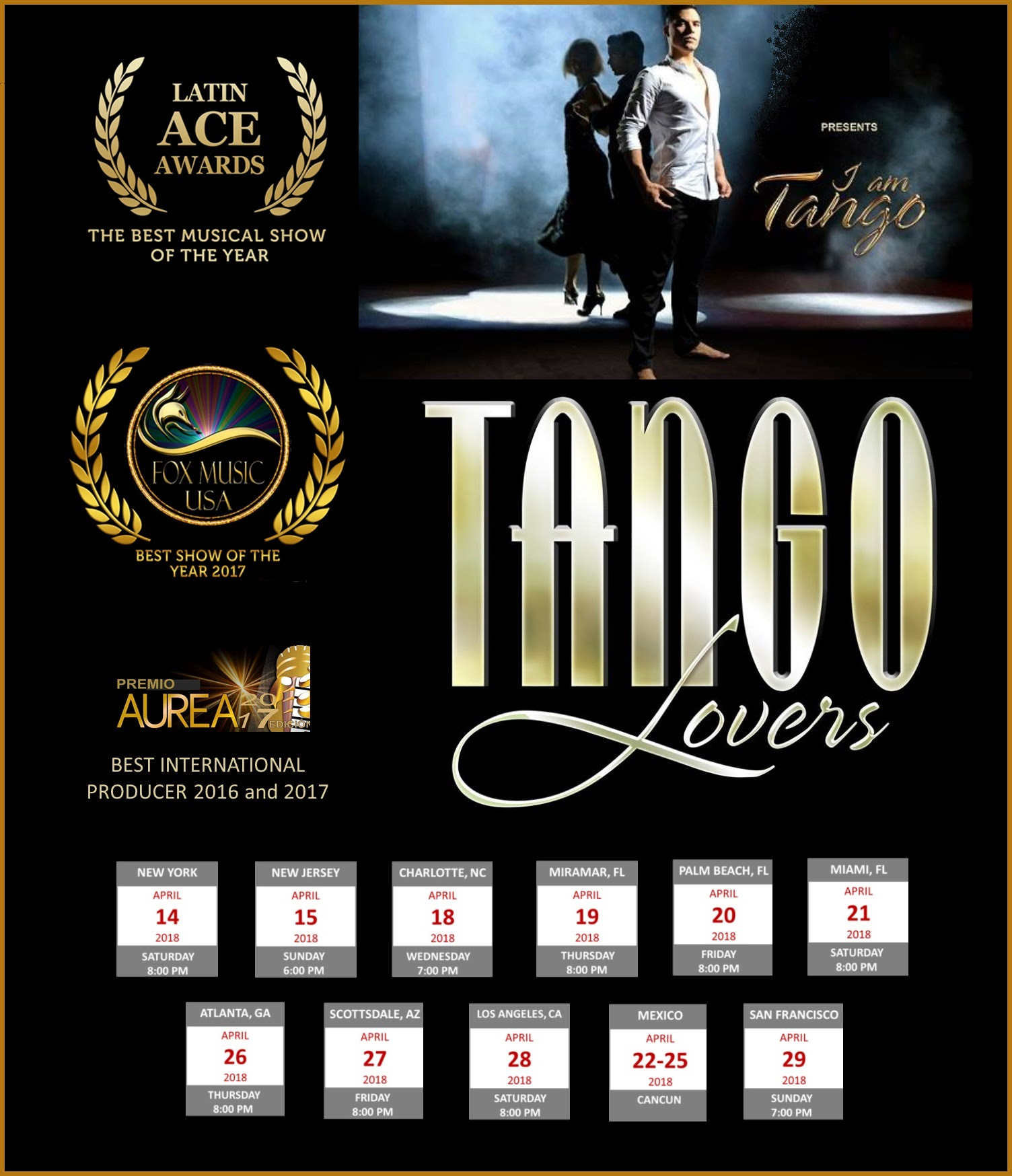 Presentaciones de Tango Lovers en NY y NJ