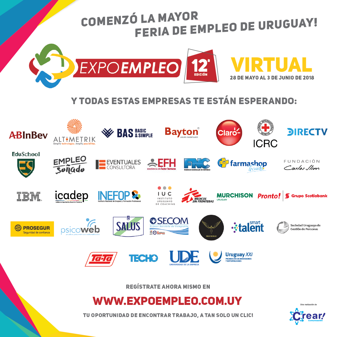 Comenzó Expoempleo y llega la oportunidad de encontrar trabajo en Uruguay!
