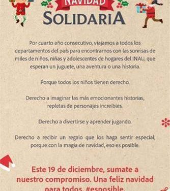 INAU con Ta-Ta y BAS: Vuelve por cuarto año consecutivo “Navidad solidaria”