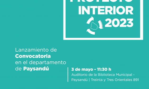 Lanzamiento en Paysandú del “Proyecto Interior” de Economía Circular