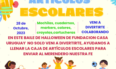 Fundación Casa Uruguay al Baile de Halloween a beneficio del Merendero Nuestra Fe