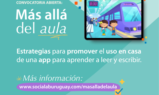 Fundación Ceibal convoca a presentar ideas para promover el uso en casa de una app de lectoescritura