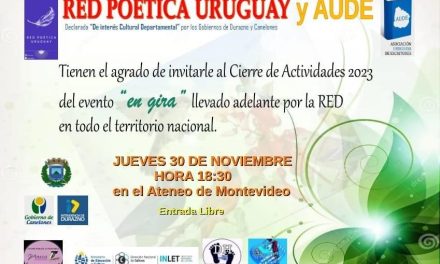 Actividad de la Red Poética Uruguay y AUDE