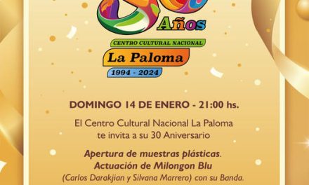30 Aniversario del Centro Cultural Nacional La Paloma: ¿cuál es el programa para este domingo 14?