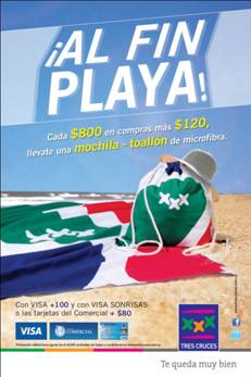 Llegó el Verano a Tres Cruces: ¡Al fin playa!