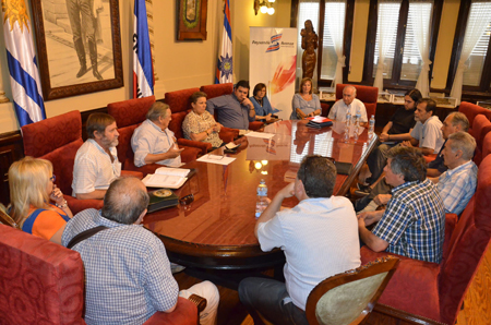 Bertil Bentos recibió a los integrantes del Grupo Astor