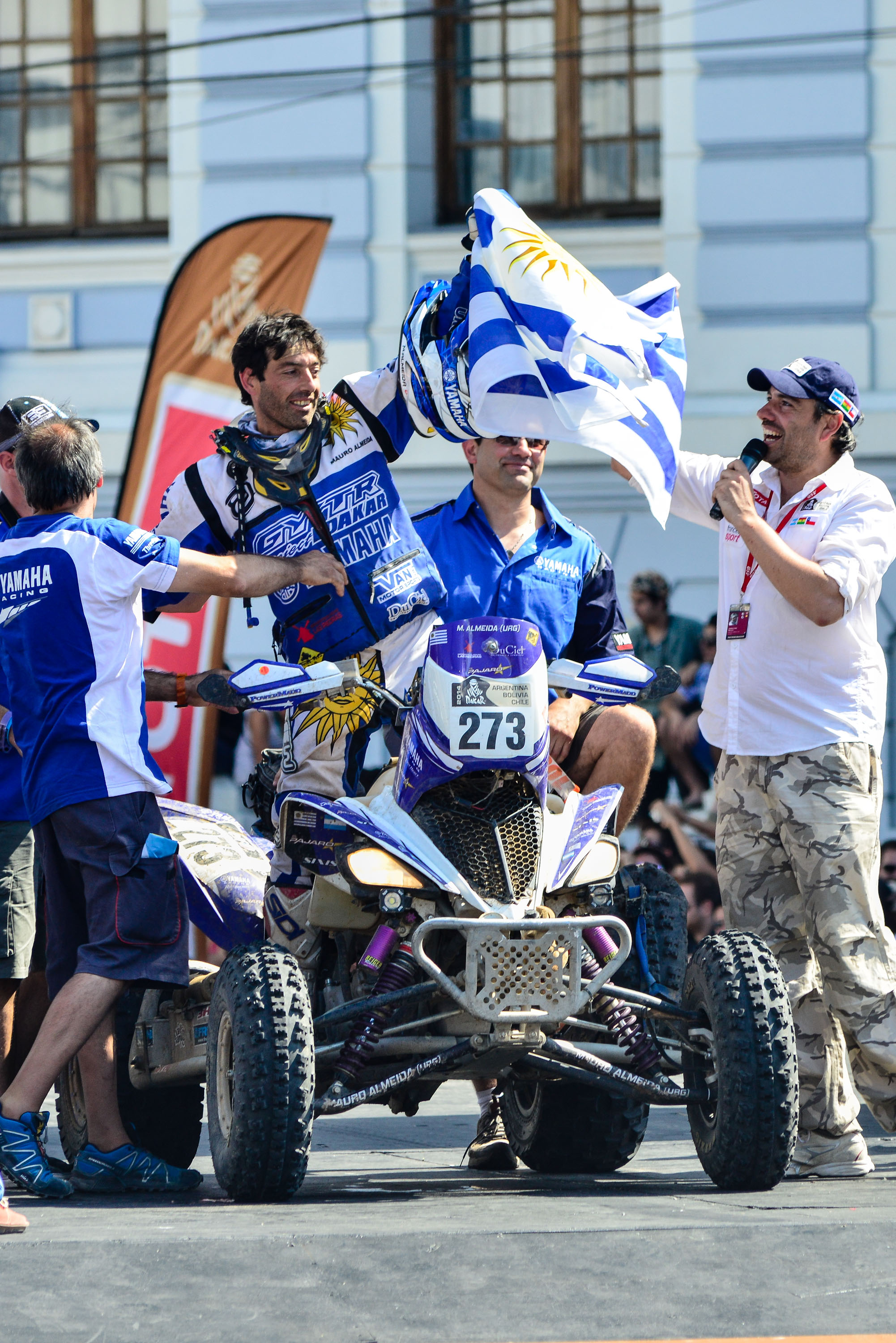 Mauro Almeida: “Equipo totalmente uruguayo” en Dakar 2015