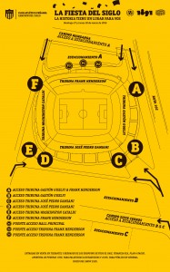 mapa estadio peñarol