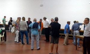 Senador Marcos Carámbula en instalación de Cabildos abiertos artiguistas en el departamento de Colonia