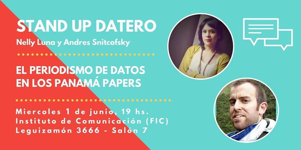 Charla sobre Periodismo de Datos y herramientas en investigación de los Panamá Papers