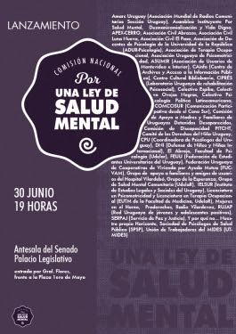 Lanzamiento de la Comisión Nacional por una Ley de Salud Mental