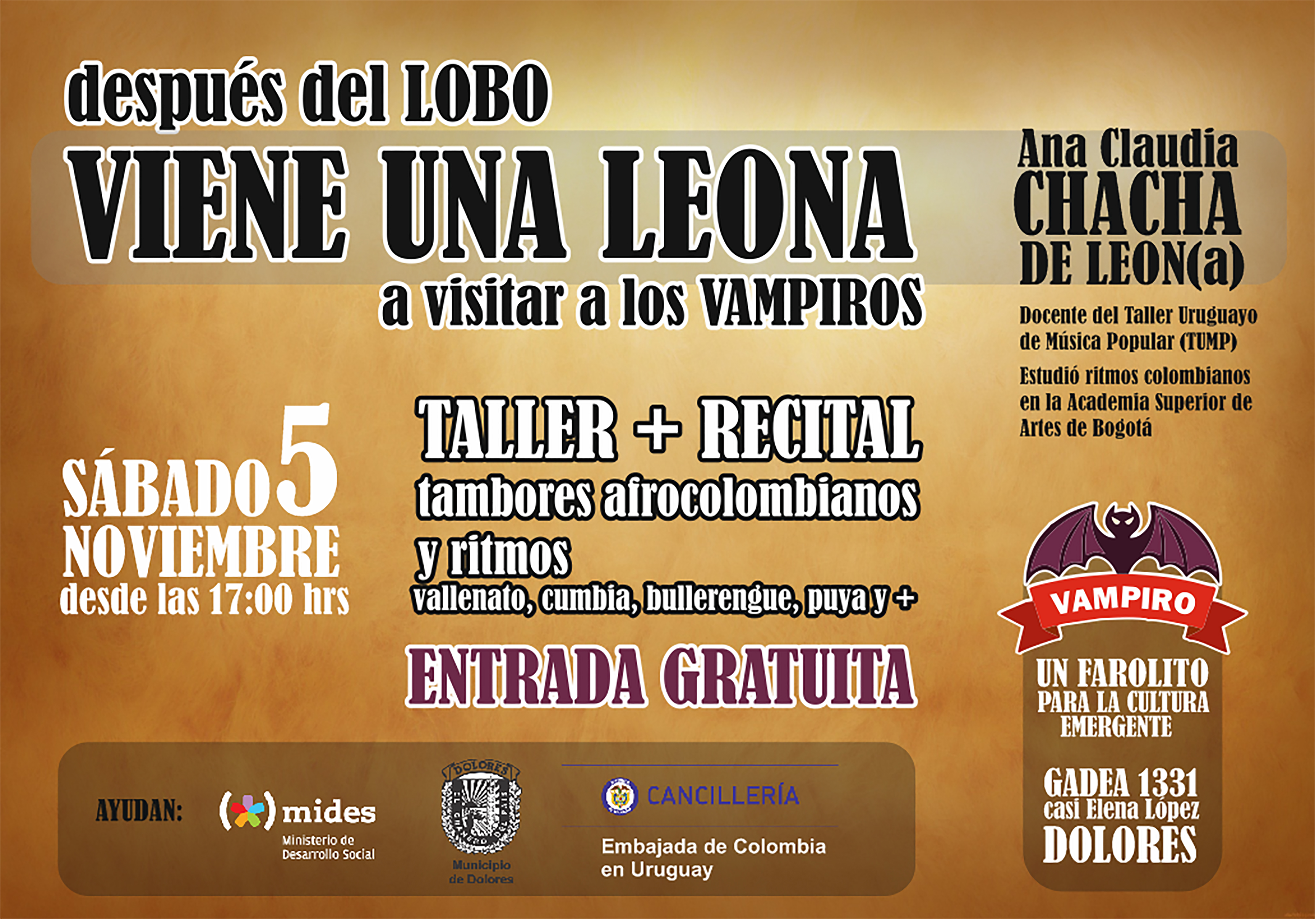 Ana Claudia De León en Dolores