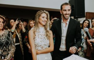 Diego Godín y Sofía Herrera