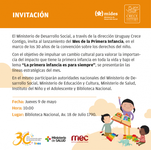 Invitación Mes mayo