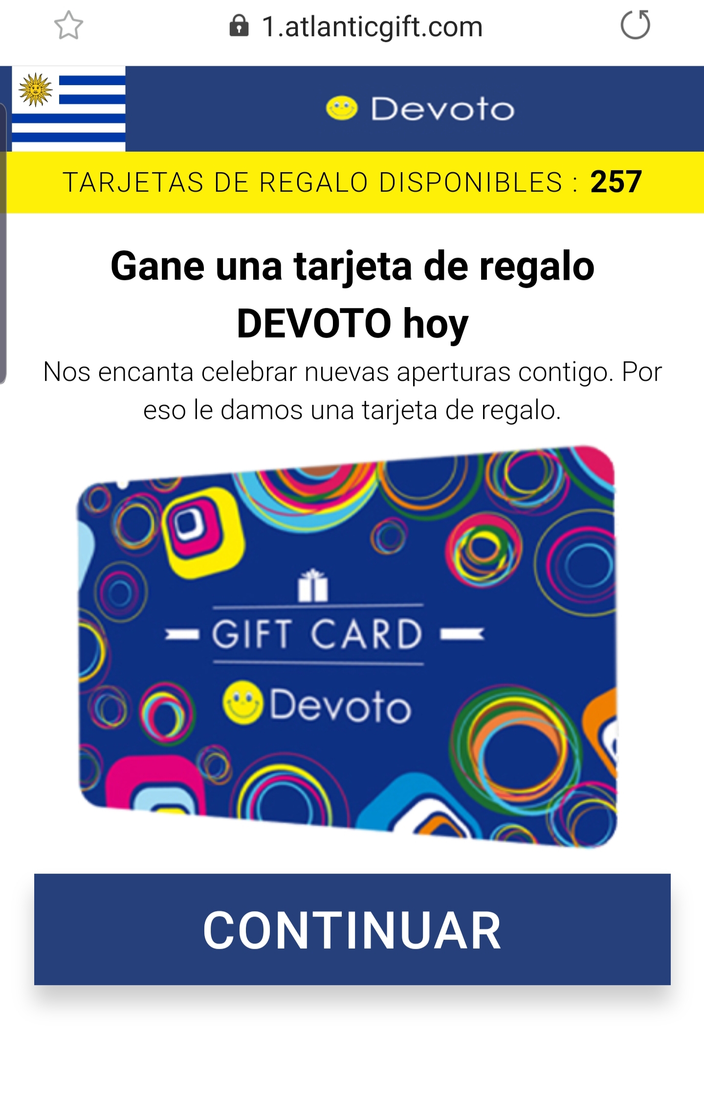 Devoto alerta a la ciudadanía por fraude a través de un sitio web