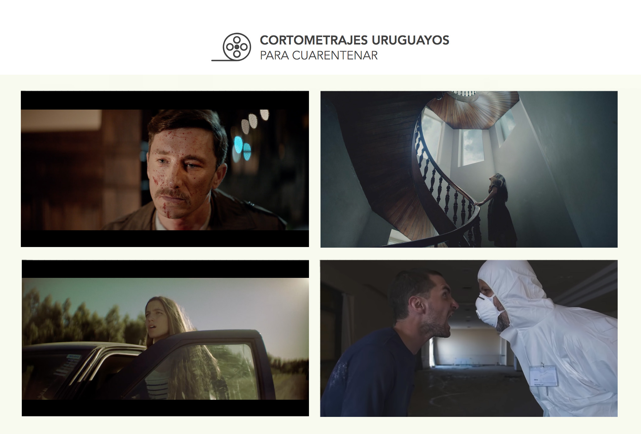 Cortometrajes uruguayos para cuarentenar