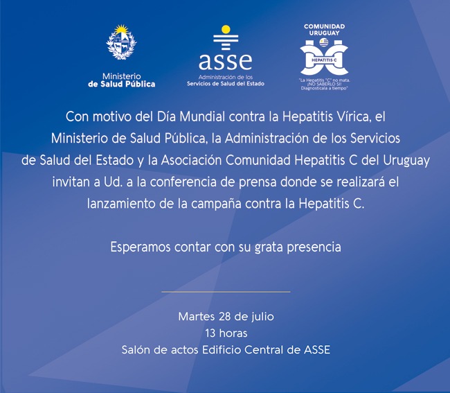 ASSE: Lanzamiento de la Campaña contra la Hepatitis C