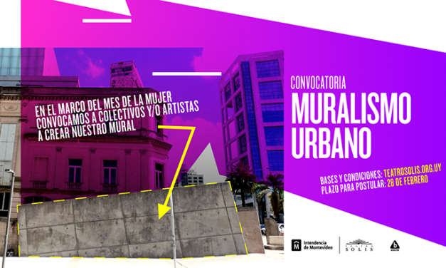 Muralismo urbano: Teatro Solís con el apoyo del Municipio B lanzan concurso para homenajeara las mujeres de la cultura uruguaya