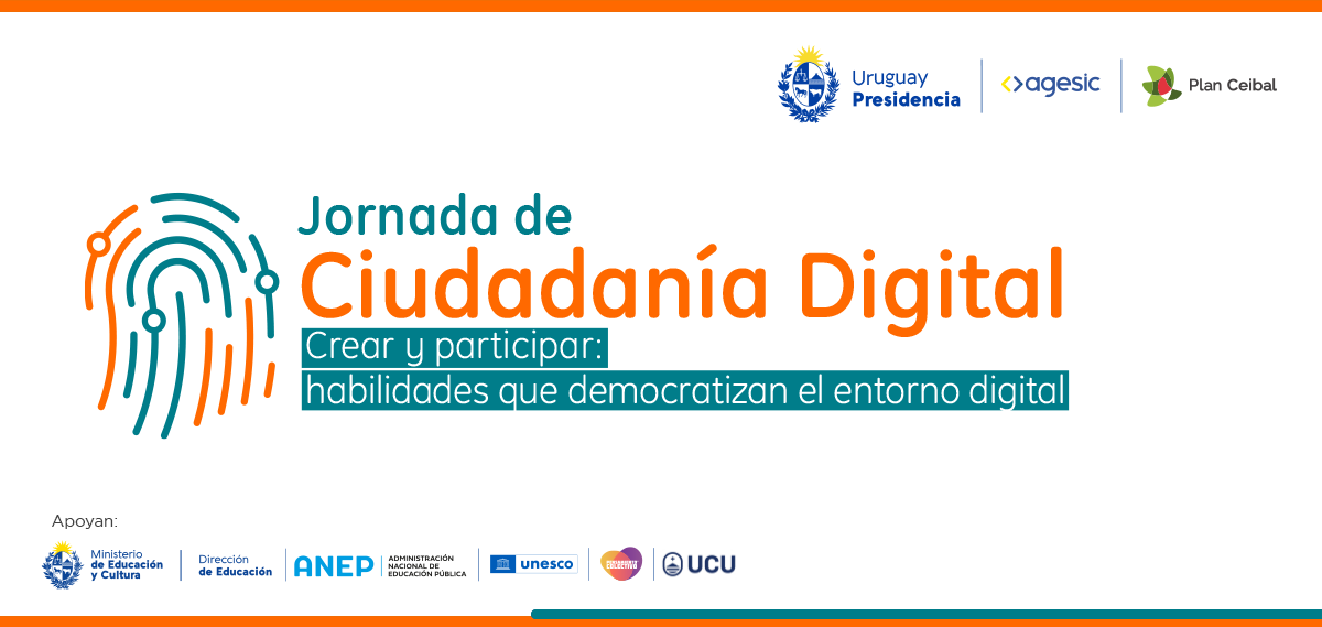 Plan Ceibal y Agesic: IV Jornada de Ciudadanía Digital