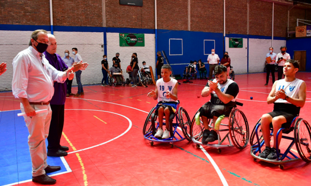 Transporte invierte 100.000 dólares en institución que atiende a personas con discapacidad