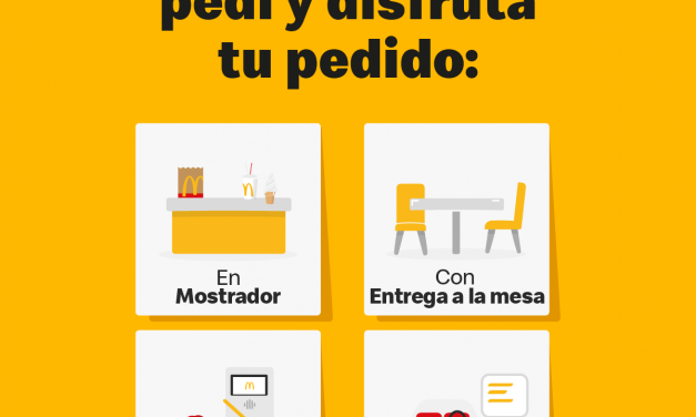 McDonald’s App incorpora nueva función que permite adelantar la compra desde cualquier lugar y recibir el pedido en el mostrador, en Automac o por McDelivery