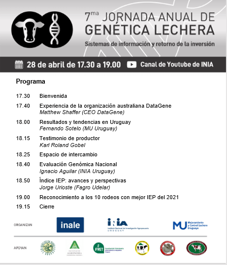 Jornada de Genética Lechera 2022