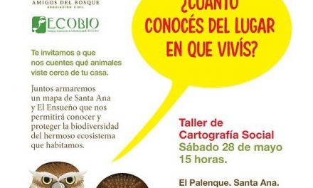 Taller de cartografía social de Amigos del Bosque y Ecobio