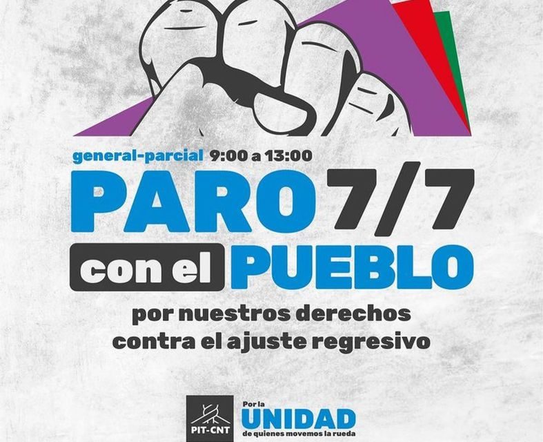 Paro General Parcial del PIT-CNT