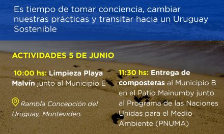 Ministro Peña y Subsecretario Amarilla en Día del Medio Ambiente en Municipios E y B