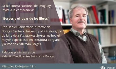 Conferencia “Borges y el lugar de los libros”