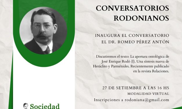Comienza el ciclo de Conversatorios Rodonianos