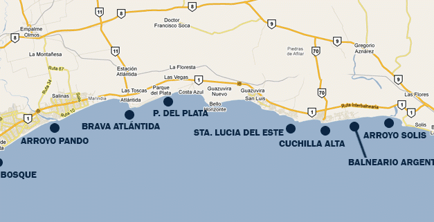 Llamado a interesados para reacondicionamiento y explotación de paradores fijos en la costa de Canelones