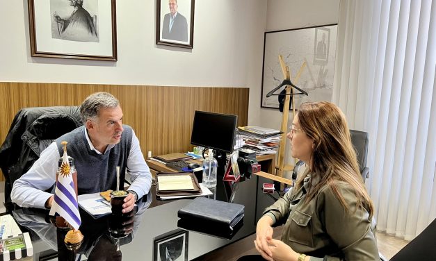 María de Lima (OPP) se reunió con el intendente Yamandú Orsi