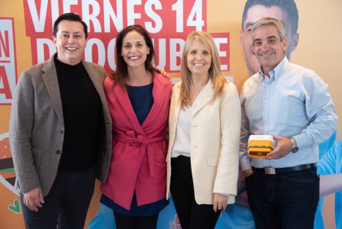 Fabrizio Patritti, Paula Espasandín, Sandra Marcos y Ricardo Méndez