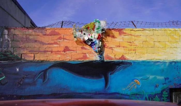 Mural ecológico y ambiental en el Municipio CH