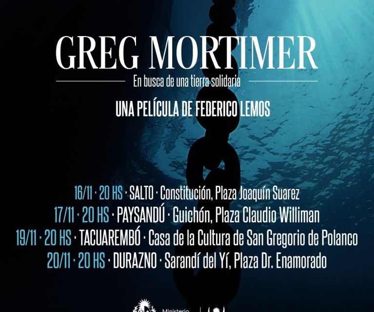 Película Greg Mortimer -En busca de una tierra solitaria- se emite en el interior del país con entrada gratis