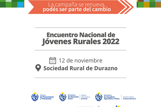 Encuentro Nacional de Jóvenes Rurales: La campaña se renueva, podés ser parte del cambio