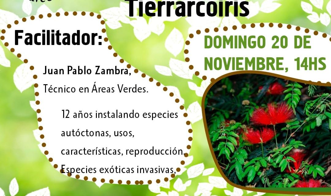 Taller sobre árboles nativos en Tierra Arco Iris
