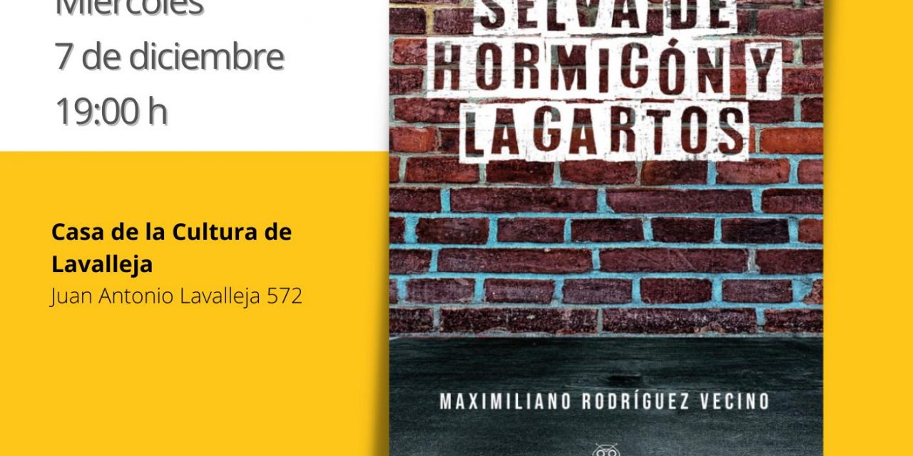 Presentación libro: “Selva de hormigón y lagartos”