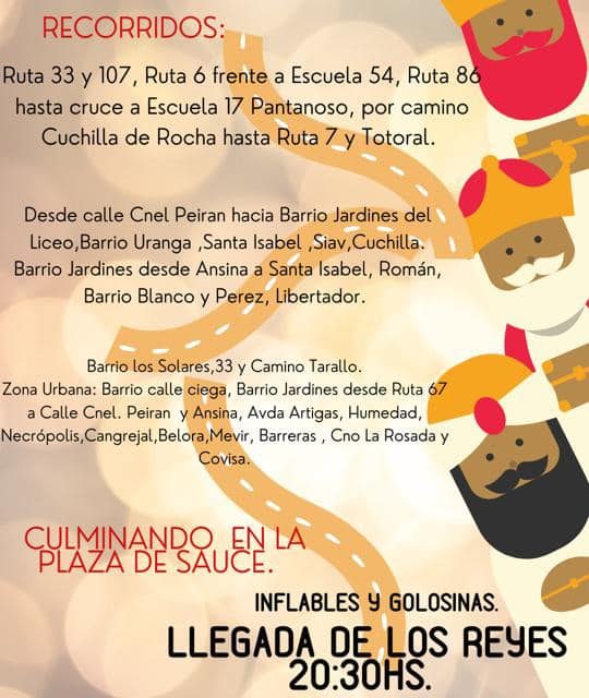 Reyes Magos contarán con apoyo del Municipio de Sauce