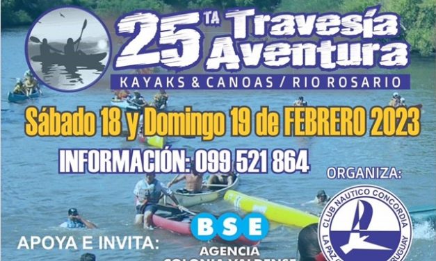 25ta. Travesía Recreativa del Río Rosario: ¿para cuándo están convocando?