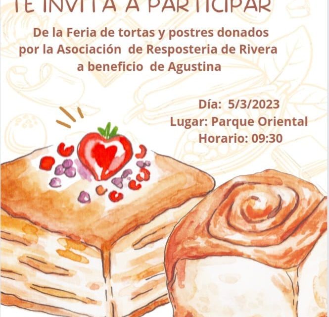 Movida del Club de Leones de Rivera en solidaridad con Agustina