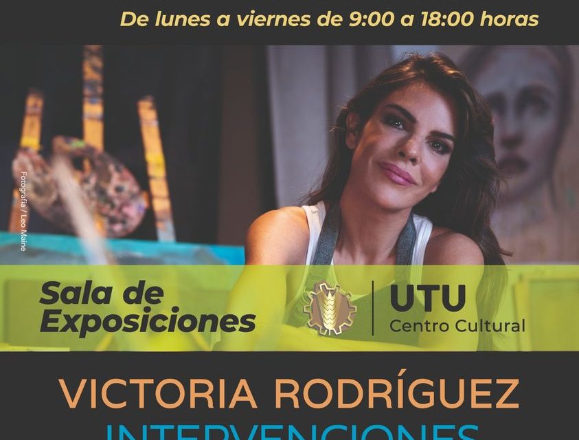 Intervenciones artísticas de Victoria Rodríguez en UTU