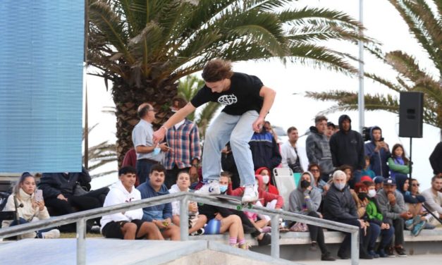 Patín de dedos este 18 de febrero en la pista de skate