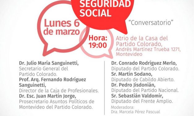 Conversatorio interpartidario sobre Reforma de la Seguridad Social