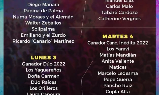 Además de Braulio y Pepe, y de Marama ¿sabés quién más actuarán en el Festival del Olimar?